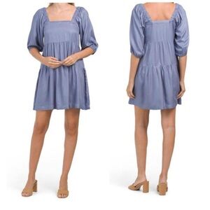 Hunter & Brown Square Neck Dress